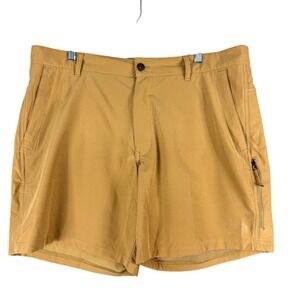The North Face Rolling Sun Shorts‎ Mens 38 Khaki Stone Standard Fit Zip Pocket